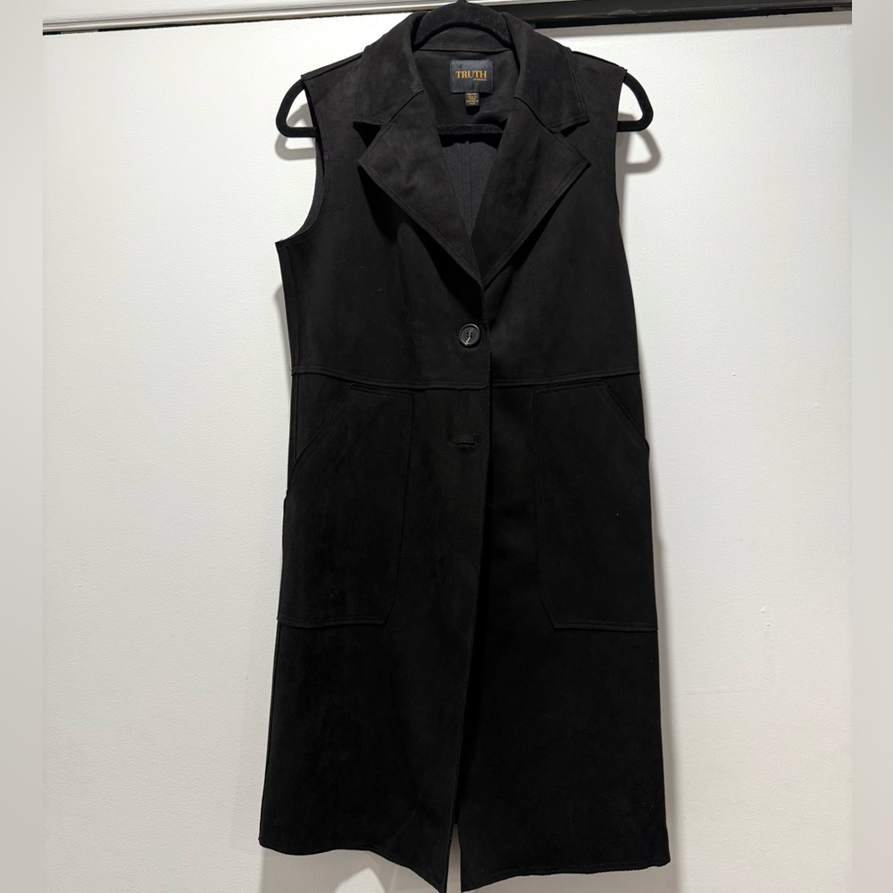 TRUTH BY REPUBLIC Sleeveless Trench Jacket